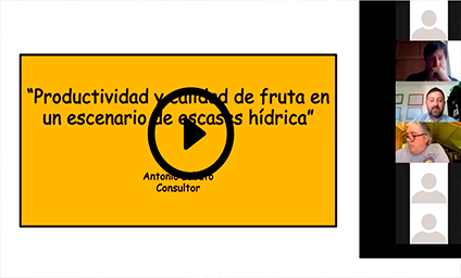 VIDEO PDP: Agrichile realiza taller “Productividad y calidad de la fruta en un escenario de escasez hídrica”