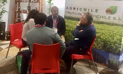 Agrichile estuvo presente en la Fruittrade 2019