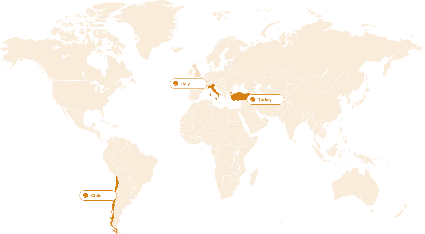 PROCESSING PLANTS dekstop map